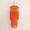 Handcrafted Hanging Orange Jhumar for Diwali Decor - Image 2
