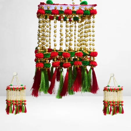 red-green-tassel-beaded-jhumar-with-golden-chains-festive-hanging.webp