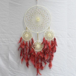 Beautiful Cream Color Dream Catcher For Wall Hanging