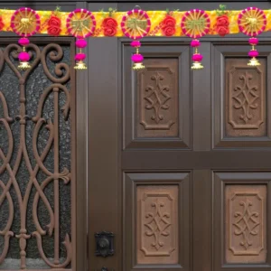 Bandhanwar for Home Décor with Pom-Pom & Floral Design