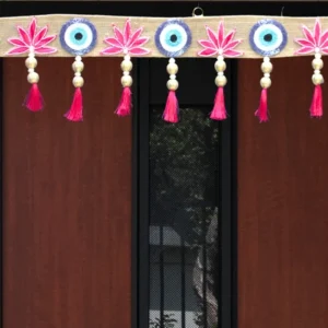 Evil Eye & Lotus Design Handmade Door Toran Bandhanwar