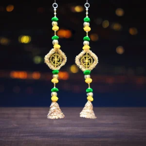 Ethnic Decorative Diwali Latkan with Golden Tassels and Beads