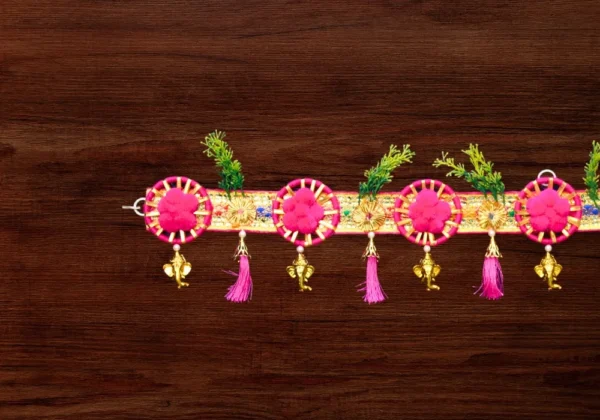ethnic-pink-floral-door-toran-with-golden.webp