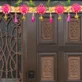 ethnic-pink-floral-door-toran-with-golden-bells-tassels-for-festive-decor.webp