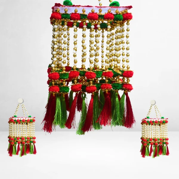 red-green-tassel-beaded-jhumar-with-golden-chains-festive-hanging.webp