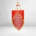 red-pompom-diwali-jhumar-with-yellow-flower-for-home-decor.webp