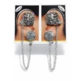 silver-elephant-charm-chain-drop-earrings