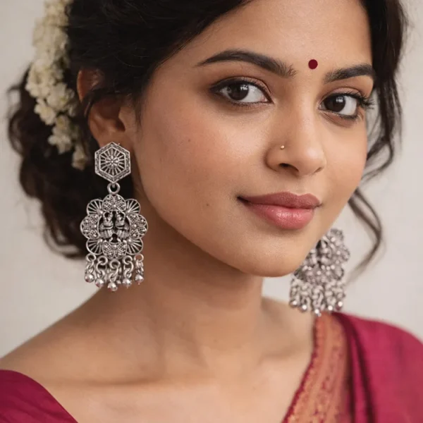 silver-traditional-earrings