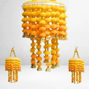 yellow-orange-pom-pom-jhumar-with-golden-bells-for-diwali-wedding-festive.webp