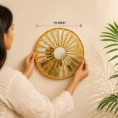 handmade-golden-lippan-art-decorative-mirror-wall-hanging