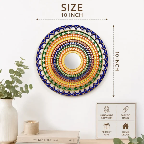 multicolor-handmade-lippan-art-wall-mirror-2 multicolor-handmade-lippan-art-wall-mirror-2