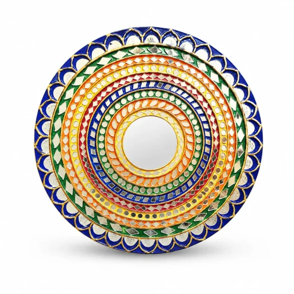 multicolor-handmade-lippan-art-wall-mirror multicolor-handmade-lippan-art-wall-mirror