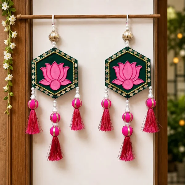 pink-lotus-diya-hanging