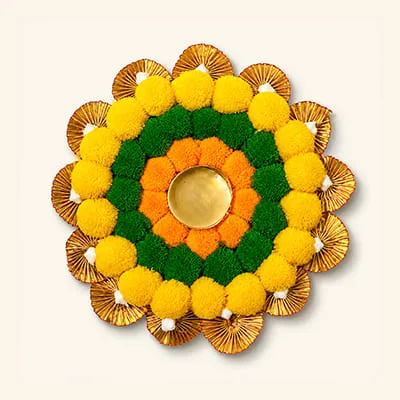 Pom Pom Rangoli