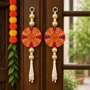 shubh-labh-hanging-with-golden-beadwork