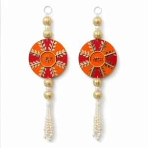 shubh-labh-hanging-with-golden-beadwork