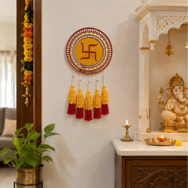 swastik-wall-hanging-with-mirror