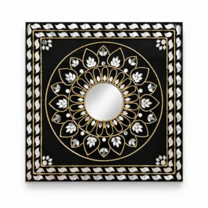 traditional-handmade-black-lippan-art-mirror-wall-hanging